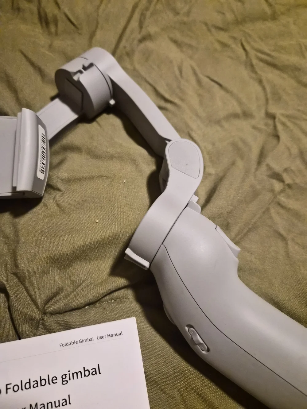 Silver Smartphone Gimbal Stabilizer with Tripod